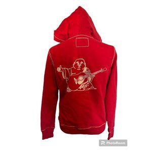 SOLD True Religion Buddha Bling Hoodie size Lg